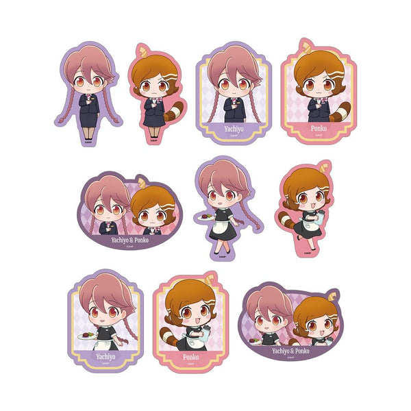 『アポカリプスホテル』トレーディング ちびキャラ ホテルモントレ制服&モーニングスタッフver. ダイカットステッカー(単位/BOX)